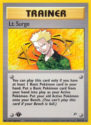 Lt. Surge (101) - 101/132 [Gym Heroes] Unlimited