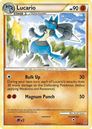 Lucario - 19/106 [Unleashed] Reverse Holofoil