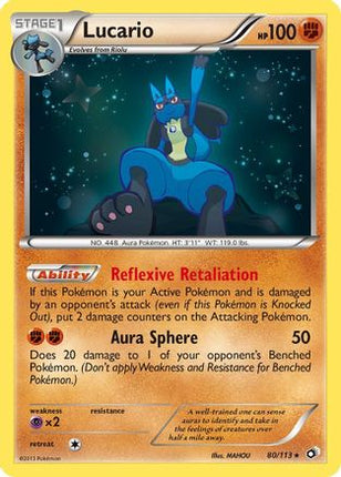 Lucario - 80/106 [Legendary Treasures] Holofoil