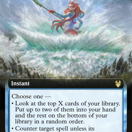 Thassa's Intervention (Extended Art) [Theros Beyond Death]