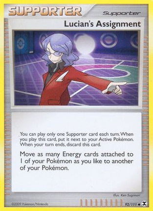 Lucian's Assignment - 92/106 [Rising Rivals] Reverse Holofoil