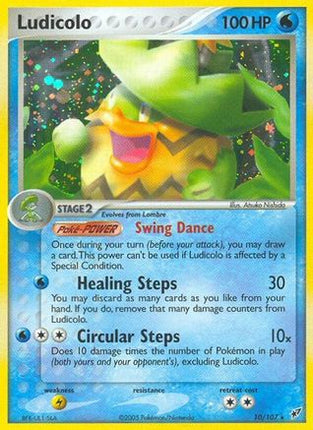 Ludicolo - 010/107 [Deoxys] Reverse Holofoil