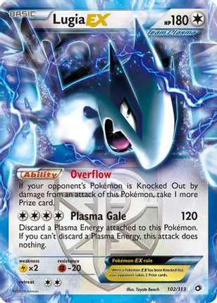 Lugia EX (Team Plasma) - 102/106 [Legendary Treasures] Holofoil