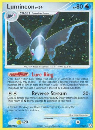 Lumineon - 11/null [Mysterious Treasures] Holofoil