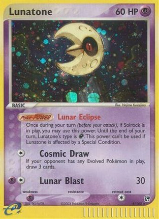 Lunatone - 8/109 [Sandstorm] Holofoil