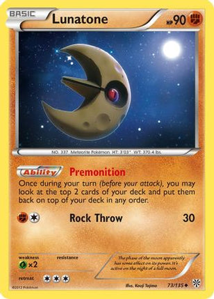 Lunatone - 73/108 [Plasma Storm]