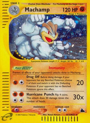 Machamp (H15) - H15/144 [Skyridge] Holofoil