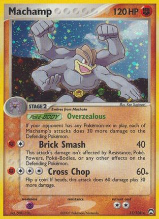 Machamp - 11/108 [Power Keepers] Reverse Holofoil
