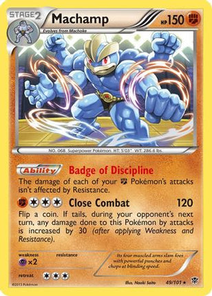 Machamp (49) - 49/106 [Plasma Blast] Reverse Holofoil