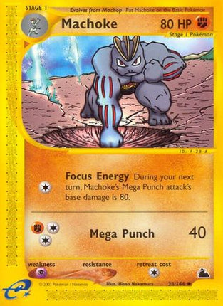 Machoke - 38/144 [Skyridge] Reverse Holofoil