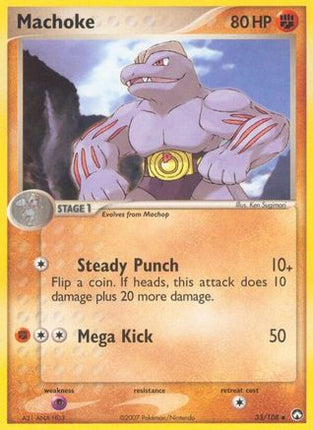 Machoke - 33/null [Power Keepers] Reverse Holofoil