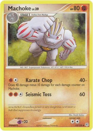 Machoke - 53/130 [Diamond and Pearl] Reverse Holofoil