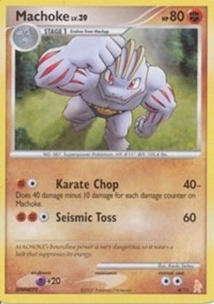 Machoke 4- DP Trainer Kit Manaphy & Lucario