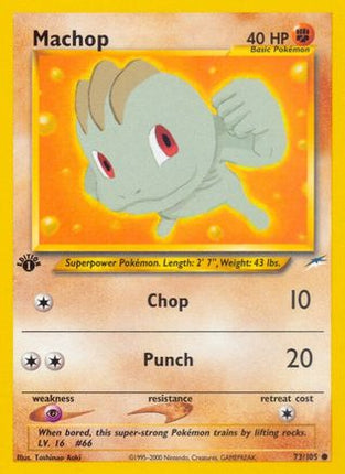 Machop - 73/105 [Neo Destiny] Unlimited