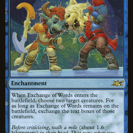 Exchange of Words [Unfinity] Galaxy Foil