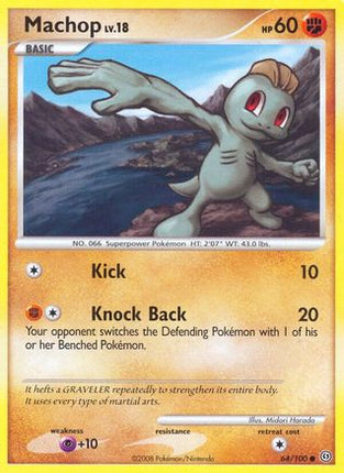 Machop - 64/106 [Stormfront] Reverse Holofoil