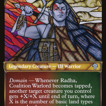 Radha, Coalition Warlord (Showcase) [Dominaria United]