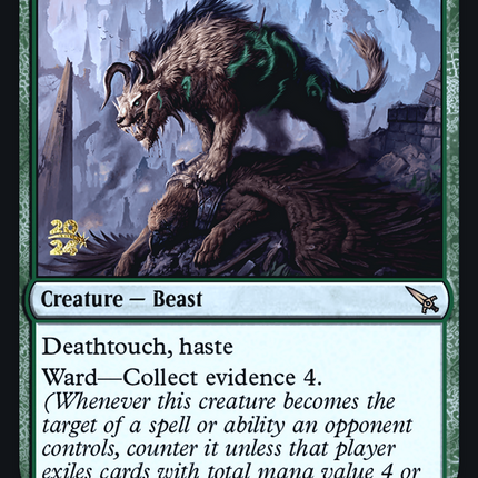 Axebane Ferox [Murders at Karlov Manor Promos] Prerelease Foil