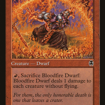 Bloodfire Dwarf [Apocalypse]