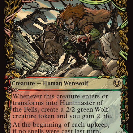 Huntmaster of the Fells // Ravager of the Fells (Showcase) [Innistrad Remastered] Foil