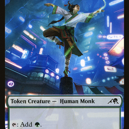 Human Monk [Kamigawa: Neon Dynasty Tokens]