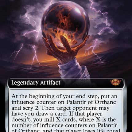 Palantír of Orthanc (Extended Art) [The Lord of the Rings: Tales of Middle-earth] Surge Foil