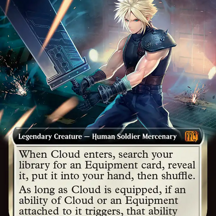 Cloud, Midgar Mercenary (Extended Art) [FINAL FANTASY] Foil