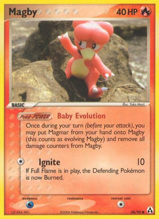 Magby - 58/92 [Legend Maker] Reverse Holofoil