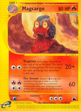 Magcargo (17) - 17/144 [Skyridge] Reverse Holofoil