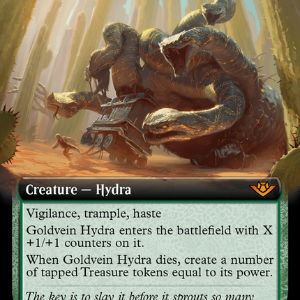 Goldvein Hydra (Extended Art) [Outlaws of Thunder Junction] Foil
