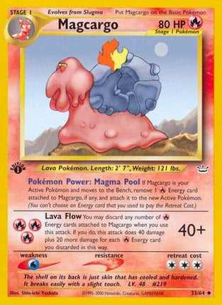 Magcargo - 33/64 [Neo Revelation] 1st Edition
