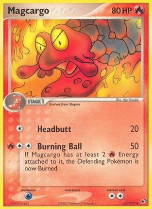 Magcargo - 037/107 [Deoxys] Reverse Holofoil