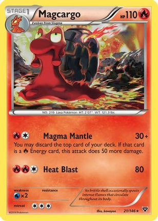Magcargo - 21/106 [XY Base Set] Reverse Holofoil