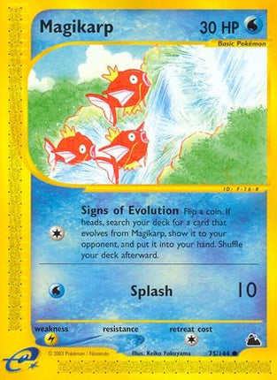Magikarp - 75/144 [Skyridge] Reverse Holofoil