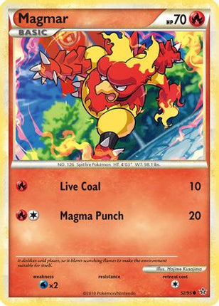 Magmar - 52/106 [Unleashed] Reverse Holofoil