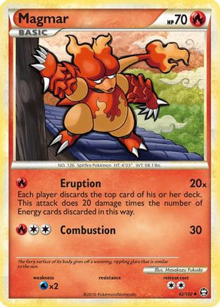 Magmar - 42/106 [Triumphant] Reverse Holofoil