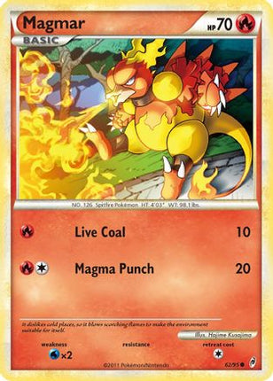 Magmar - 62/95 [Call of Legends] Reverse Holofoil