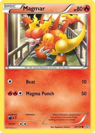 Magmar - 20/124 [Dragons Exalted] Reverse Holofoil
