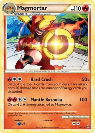 Magmortar - 16/95 [Call of Legends] Holofoil