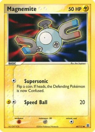 Magnemite - 68/112 [FireRed & LeafGreen] Reverse Holofoil