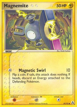 Magnemite - 59/92 [Legend Maker] Reverse Holofoil