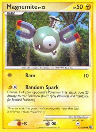 Magnemite (67) - 67/106 [Stormfront] Reverse Holofoil
