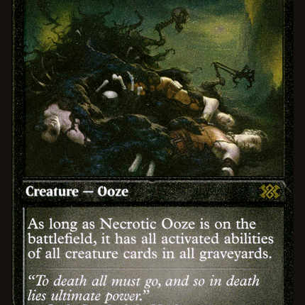 Necrotic Ooze [Double Masters 2022] Etched Foil
