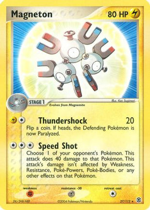 Magneton - 27/112 [FireRed & LeafGreen] Reverse Holofoil