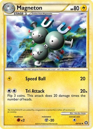 Magneton - 43/106 [Triumphant] Reverse Holofoil