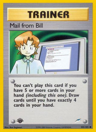 Mail from Bill - 105/105 [Neo Destiny] Unlimited