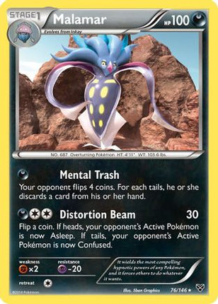 Malamar (76) - 76/106 [XY Base Set] Reverse Holofoil