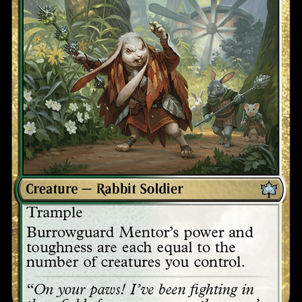 Burrowguard Mentor [Bloomburrow] Foil