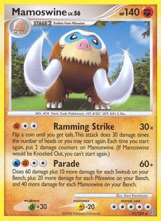 Mamoswine - 21/106 [Stormfront] Reverse Holofoil
