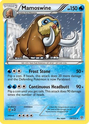 Mamoswine - 28/108 [Plasma Storm]